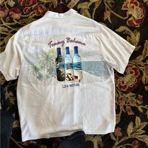 Tommy Bahama White Graphic Men's Shirt